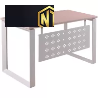 Bàn làm việc khung thép tam giác mặt gỗ Melamine HR140C5 - HR140SC5